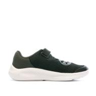 Baskets Noir/Blanc Fille Under Armour Pursuit 3 vue 2