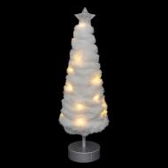 Sapin décoration de Noël Blanc Atmosphera Sapin Fourrure LED 38cm vue 2