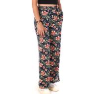 Pantalon Marine à Fleurs Femme Only Nova Life Palazzo