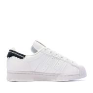 Baskets Blanches Femme Adidas Superstar J vue 2