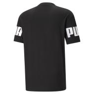 T-shirt Noir Homme Puma Power Colorblock vue 2