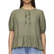 Blouse Kaki Femme Pieces Pia 2/4