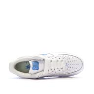Air Force 1 Baskets Blanches/Bleu Homme Nike vue 4