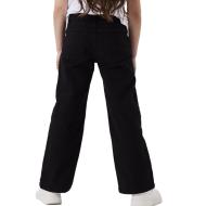 Pantalon Noir Fille Name it Frose Wide vue 2