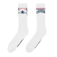2x Paires de Chaussettes Blanches Homme Converse S7020742 pas cher