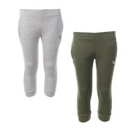 2x Joggings Gris/Kaki Garçon Reebok Spun pas cher