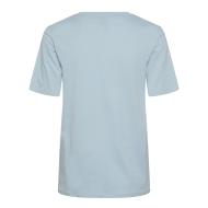T-shirt Bleu Femme Pieces Ria vue 2
