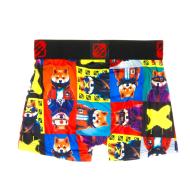 Boxer Noir/Rouge/Bleu Garçon Freegun Shiba vue 2