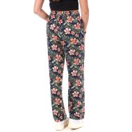 Pantalon Marine à Fleurs Femme Only Nova Life Palazzo vue 2