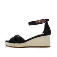 Sandales Noir Femme Tommy Hilfiger Flag Criss-cros