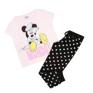 Pyjama Rose/Noir Femme Disney Minnie Monday vue 2