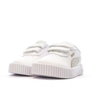 Baskets Blanches/Beiges Fille Puma Carina 2.0 vue 6