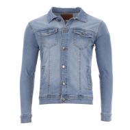 Veste en jean Bleu Clair Homme Lee Cooper Ozari pas cher