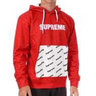 Sudadera roja Supreme Grip Machop para hombre