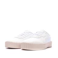 Baskets Blanches/Roses Femme Puma Carina 3.0 Cutie vue 6