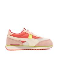 Baskets Rose Fille Puma Rider Splash vue 2