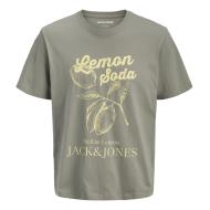 T-Shirt Vert/Jaune Homme Jack & Jones Arri pas cher