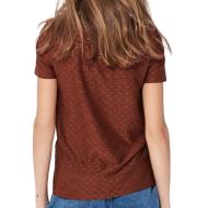 T-shirt Brun Femme JDY Cathinka vue 2