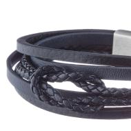 Bracelet Noir Geographical Norway 315064 vue 2
