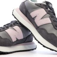 Baskets Grises/Roses Femme New Balance 237 vue 7