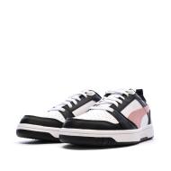 Baskets Blanc/Rose Femme Puma Rebound V6 Low vue 6
