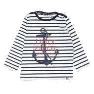 T-shirt Manches Longues Blanc Garçon Little Marcel LMEV0019 pas cher