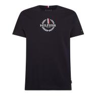 T-shirt Marine Homme Tommy Hilfiger Global Stripe
