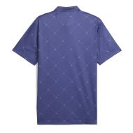 Polo Bleu Homme Puma Pure 2.0 Argyle vue 2