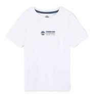 T-shirt Blanc Garçon Timberland T60084 pas cher