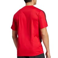 T-Shirt De Sport Rouge Homme Adidas Base vue 2