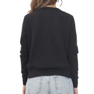 Pull Noir Femme Tommy Hilfiger Vneck vue 2