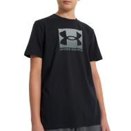 T-Shirt Noir Garçon Under Armour Boxed pas cher