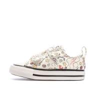 Baskets Crème à Motifs Fille Converse Chuck Taylor
