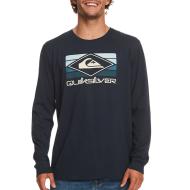 T-Shirt Manches longues Marine Homme Quiksilver Qsrainbowls pas cher