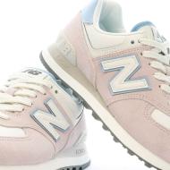 Baskets Rose Femme New Balance 574 vue 7