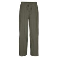 Pantalon Fluide Kaki Femme Vero Moda Luna pas cher