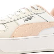 Baskets Blanches/Rose Femme Puma Carina vue 7