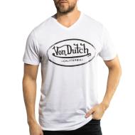 T-shirt Blanc Homme Von Dutch TYRON pas cher