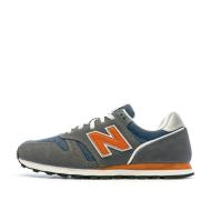 Baskets Orange/Bleu Homme New Balance 373 pas cher