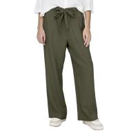 Pantalon en lin Kaki Femme JDY Say