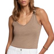 Débardeur Beige Femme Morgan DNOEMI pas cher