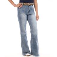 Jean Droit Bleu Moyen Femme Monday Premium 3300 pas cher