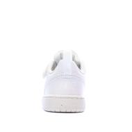 Baskets Blanc Enfant Nike Court Borough Low Recraf vue 3