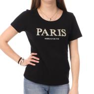 T-shirt Noir Femme Morgan Serigraphie DALILA pas cher