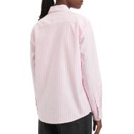 Chemise Rose à rayures Femme Tommy Hilfiger Oxford vue 2
