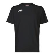 Maillot de rugby Noir Garçon Kappa Brizzo pas cher