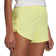 Short Jaune fluo Femme Adidas Zip-Up pas cher