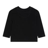 T-shirt Manches Longues Noir Garçon Calvin Klein Jeans Hero vue 2