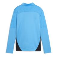 OM Sweat 1/4 Zip Training Bleu Junior Puma 2024/2025 vue 2