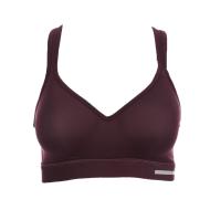 Brassière Bordeaux femme Dim Sport D064W pas cher